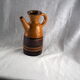 Water pitcher, vibe sixties black and ochre - anonymous - 50s / 60s