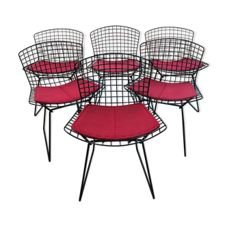 Set of 6 chairs for Bertoia Knoll