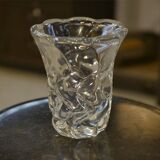 Crystal vase signed Daum Nancy France 1970s