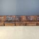 Vintage 5 pc leather DS46 modular sofa by De Sede, 1970s
