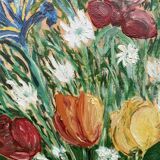 Oil painting on canvas / painting Bouquet of flowers