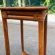 Vintage Art Nouveau shelf in solid wood and bamboo Maugrion Fran