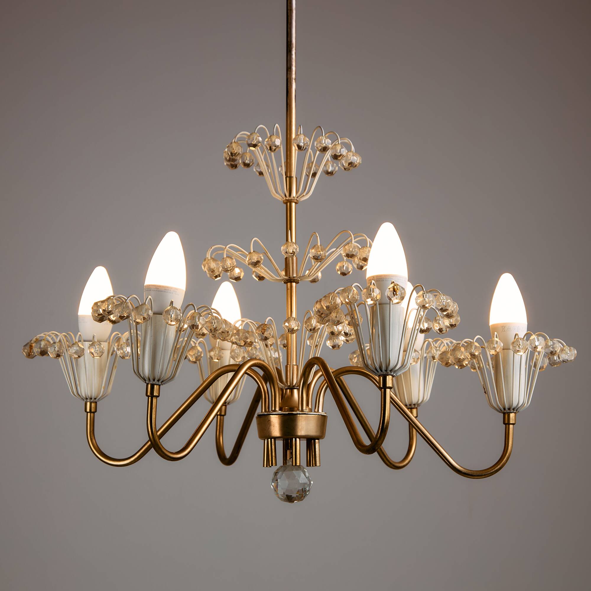 Fontaine chandelier by Emil Stejnar for Rupert Nikoll
