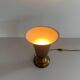 Art Deco conical table lamp in brass by Mazda, 1940s, France