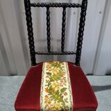 Napoleon III style wooden low chair in very good condition