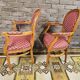 Paire de fauteuil Médaillon style Louis XV
