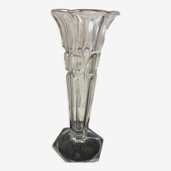 Vase en verre années 50