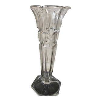 1950s glass vase