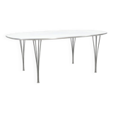 Table a manger piet hein & bruno mathsson superellips' fritz hansen,1983, danemark