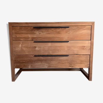 Ethnicraft teak chest of drawers - 3 drawers