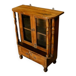 Vitrine bijoutier marron