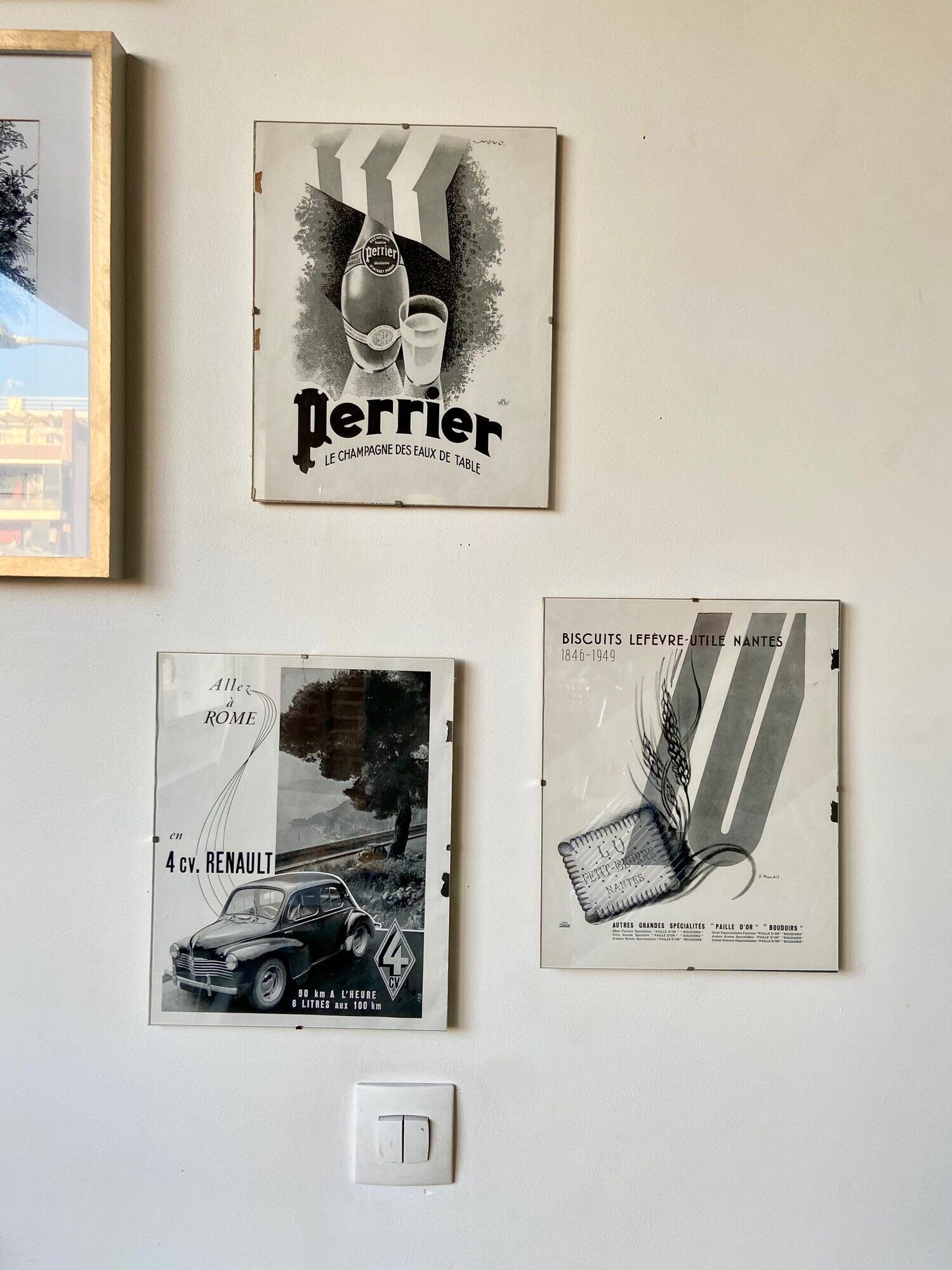 Perrier advertising poster