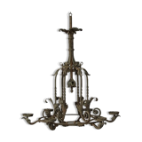 Wrought iron chandelier