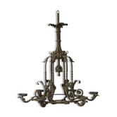 Wrought iron chandelier