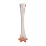 Soliflore en verre moulé début XXème