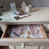 Linen wood sideboard