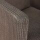 "Cubica" metal and fabric swivel armchair designed by Verzelloni