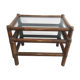 Tables in rattan