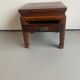 Old chinese olmen wooden cabinet with drawer
