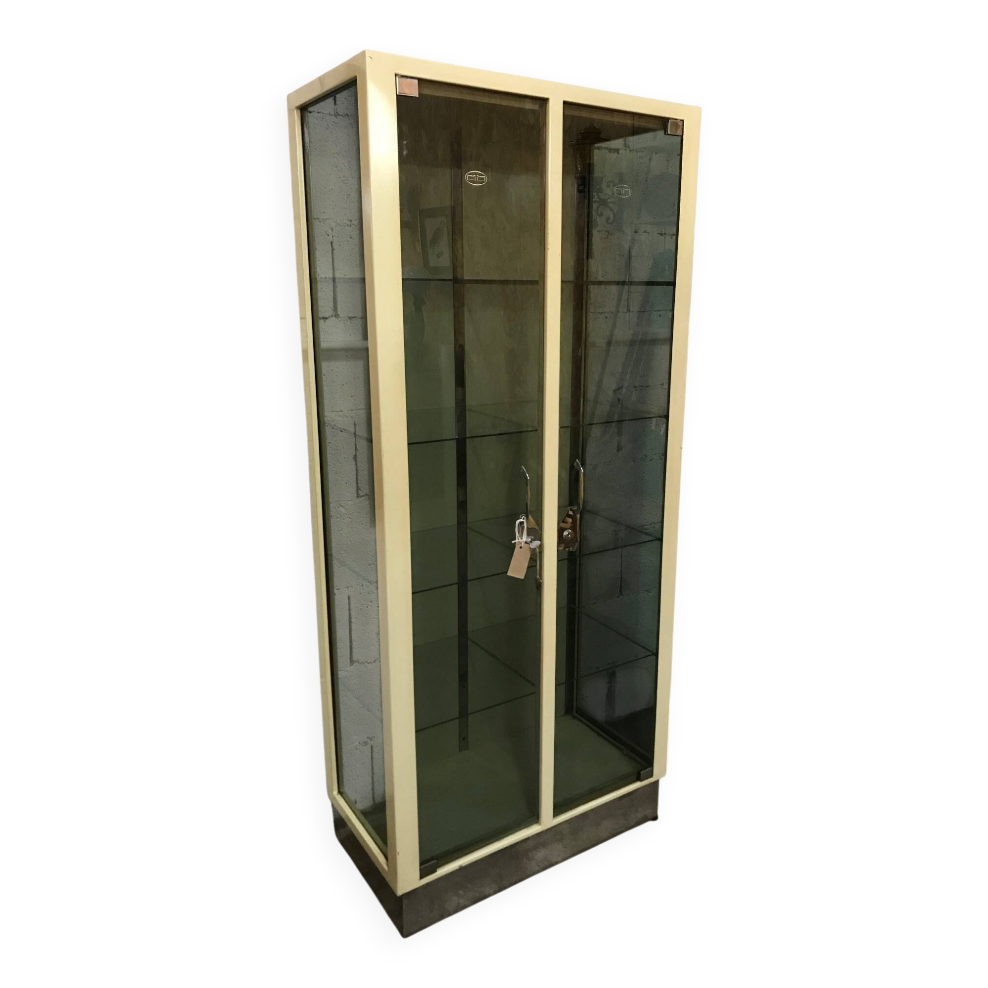 Vitrine médicale vintage années 70