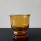 4 Cups/ amber glasses