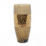 Smoked glass vase in the style of Hollywood Regency, Czechoslovakia of the 1960s
