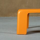 Orange Amanta coffee table by Mario Bellini for B&C Italia, Italy, 1970s