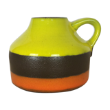 Tricolor ceramic vase