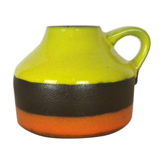 Tricolour ceramic vase