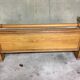 Solid oak bed