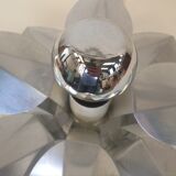 Vintage chromed flower lamp