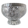 Molded crystal candy cup/dish/boho chic. art deco. starry/cross/leafy patterns, petals