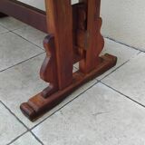 Antique vintage solid oak monastery farmhouse table