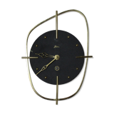 Sputnik clock in vintage brass 50s