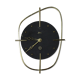 Sputnik clock in vintage brass 50s