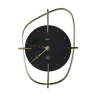 Sputnik clock in vintage brass 50s