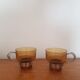 Set of 5 vintage coffee cups