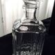 Vintage Arques crystal whisky decanter, Villandry model