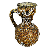 Vallauris Fat Lava or Honey Pitcher/Vase, 25 cm High - Vintage 70s