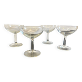 4 champagne glasses duralex france