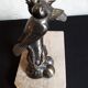 Book clamts in regulation and marble signed Balles art déco