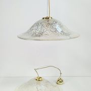 Vintage Murano Glass Pendant Lights from Kaiser-Leuchten, 1960s, Set of 2
