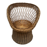 Basket chair in rattan