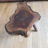 Table basse Brutaliste souche