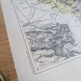 Map of Seine and Oise, printed in 1883.