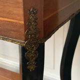 Napoleon 3 marquetry and bronze side table