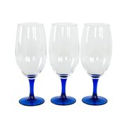 Set of three glasses, Danish design, 1970s, manufactured in Denmark