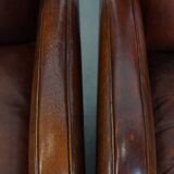 Set of 2 Sheepskin Leather Armchairs