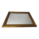 Antique wooden and plaster mirror 69x93cm