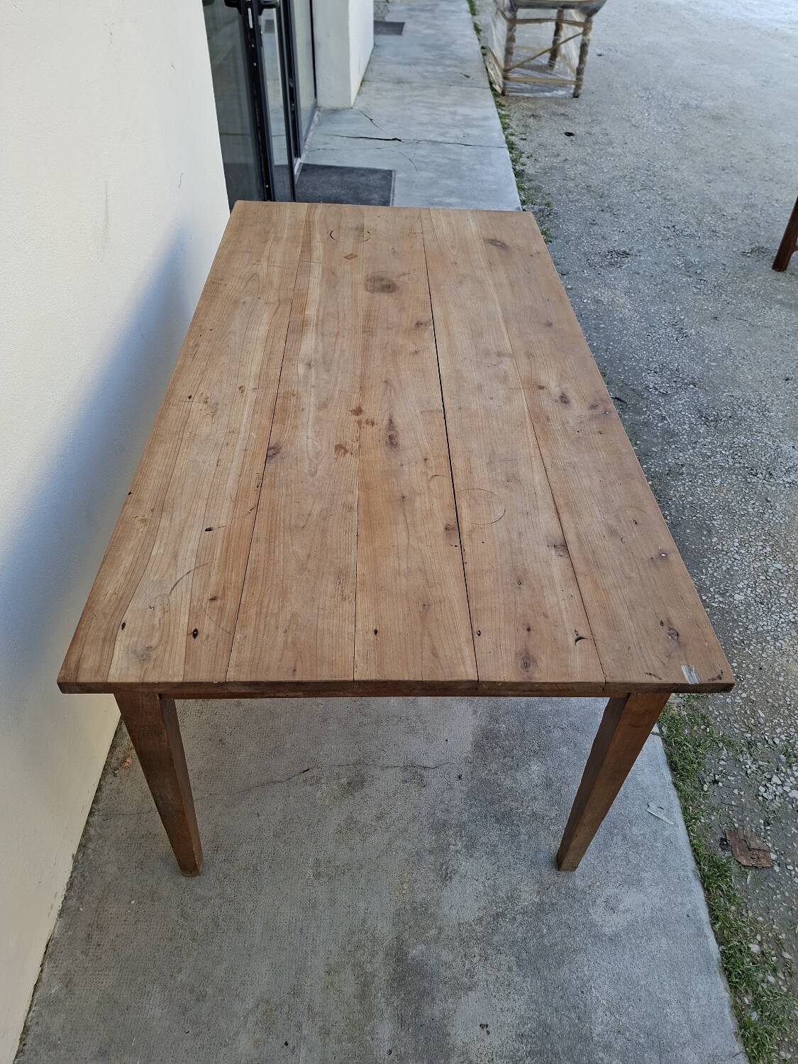 Table de Ferme rustique ancienne fabrication 1900s en Fruitier